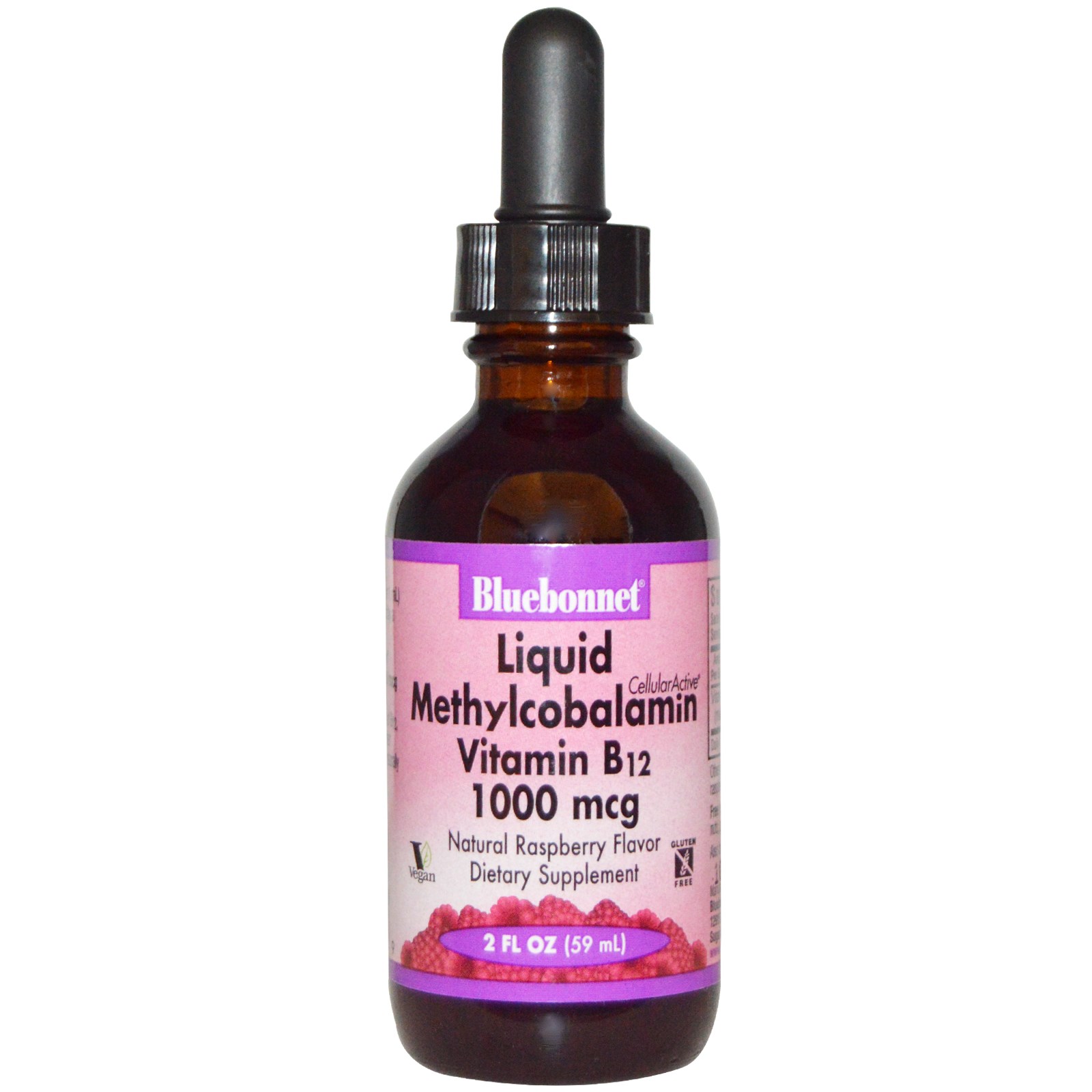 Bluebonnet Liquid Methylcobalamin Vitamin B12 59ml Supplement