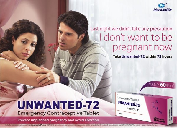 UNWANTED 72 AN EMERGENCY CONTRACEPTIVE PILL