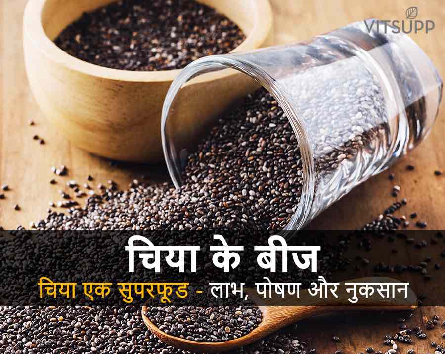 Chia Seeds in Hindi – चिया सीड के लाभ, नुकसान और दुष्प्रभाव