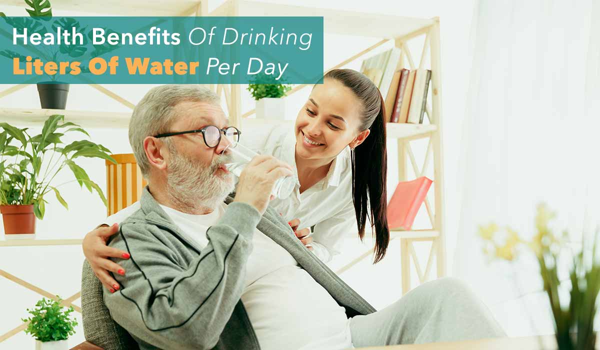 Health benefits of drinking liters of water per day