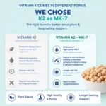 Comparison of vitamin K1 and vitamin K2 MK-7 and their roles in blood clotting and bone metabolism