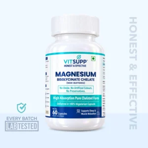VitSupp Magnesium Bisglycinate Chelate (Non-Buffered)