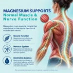Magnesium Supports Normal Muscle & Nerve Function