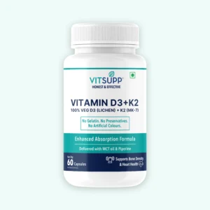 Order Vegan Vitsupp D3+K2 capsules online in India