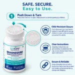 Safe. Secure and Easy to Use Magnesium Bisglycinate Chelate by VitSupp