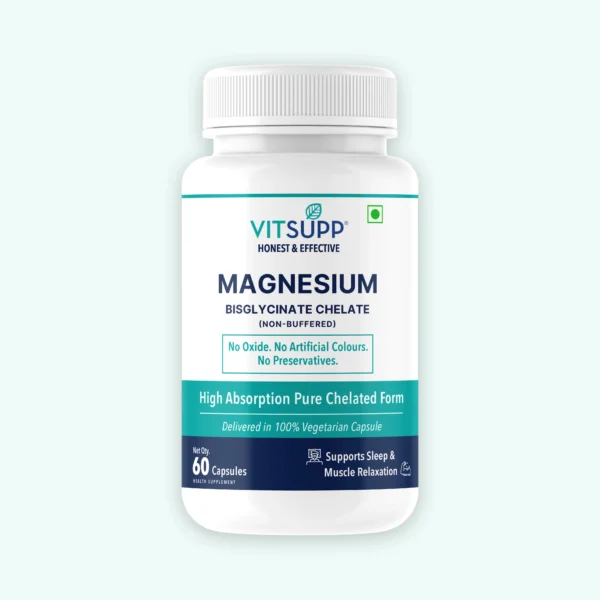 Vegetarian Vitsupp Magnesium Bisglycinate Capsules
