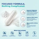 VitSupp Magnesium Bisglycinate Chelate. A Focussed Formula.