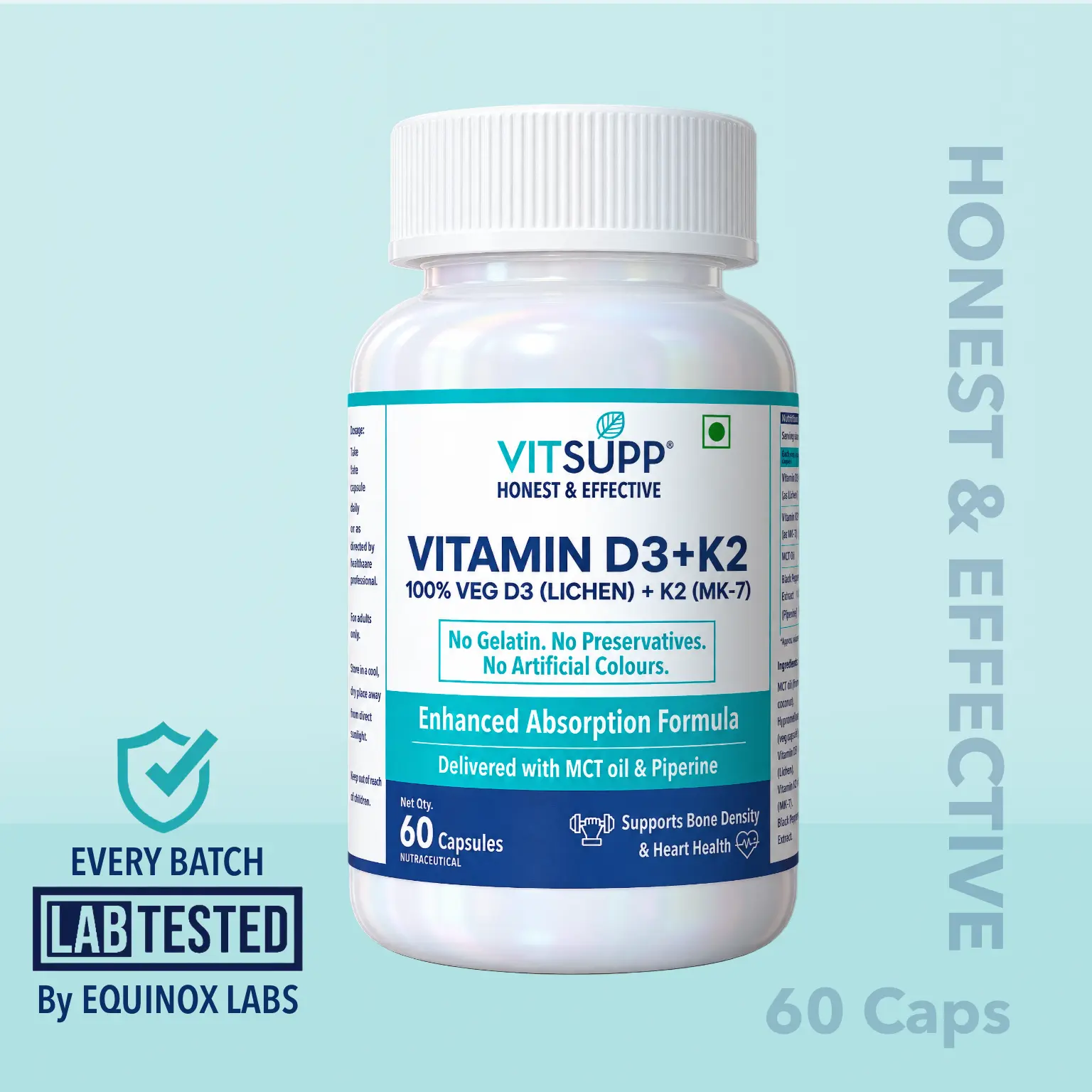 Vitamin D3 + K2 (MK-7)