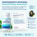 VitSupp Vitamin D3 K2 formulation review featuring a scientific assessment and reviewer credentials