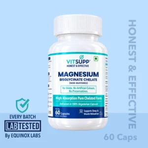 VitSupp Magnesium Bisglycinate Chelate (Non-Buffered)