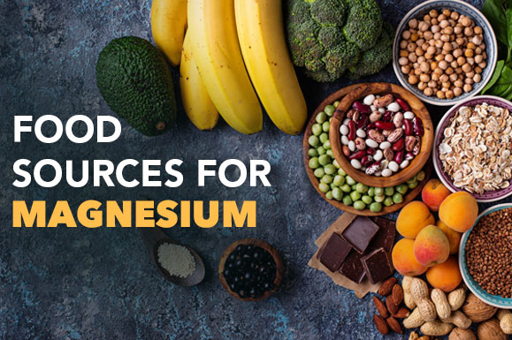 Food sources for Magnesium
