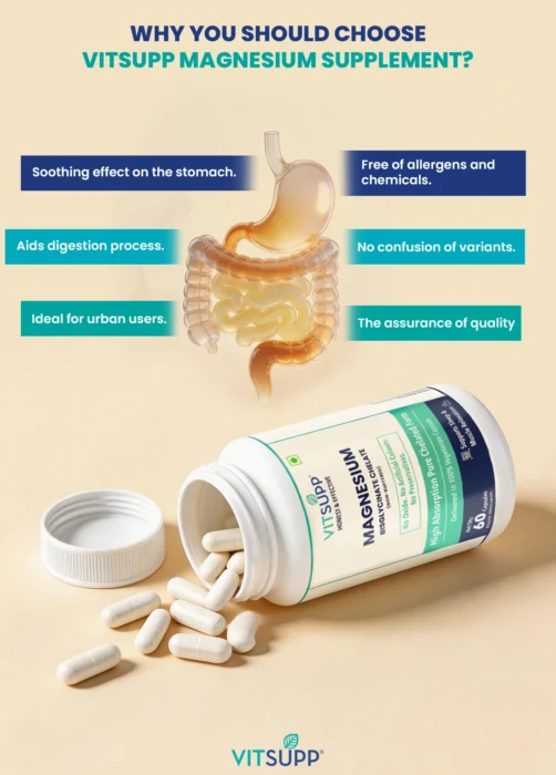 Why VitSupp Magnesium Supplement is the Right Choice for you?