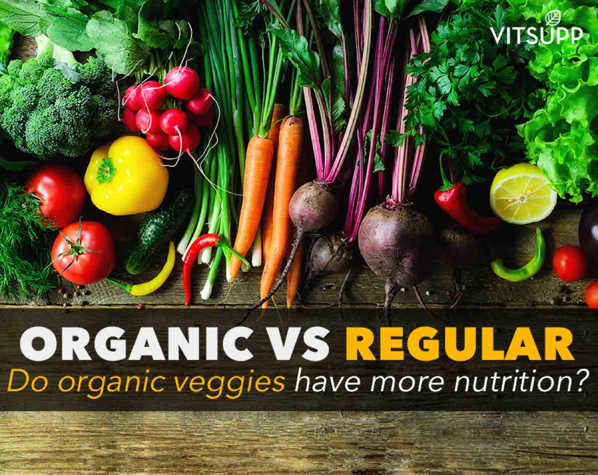difference between organic and non organic vegetables
