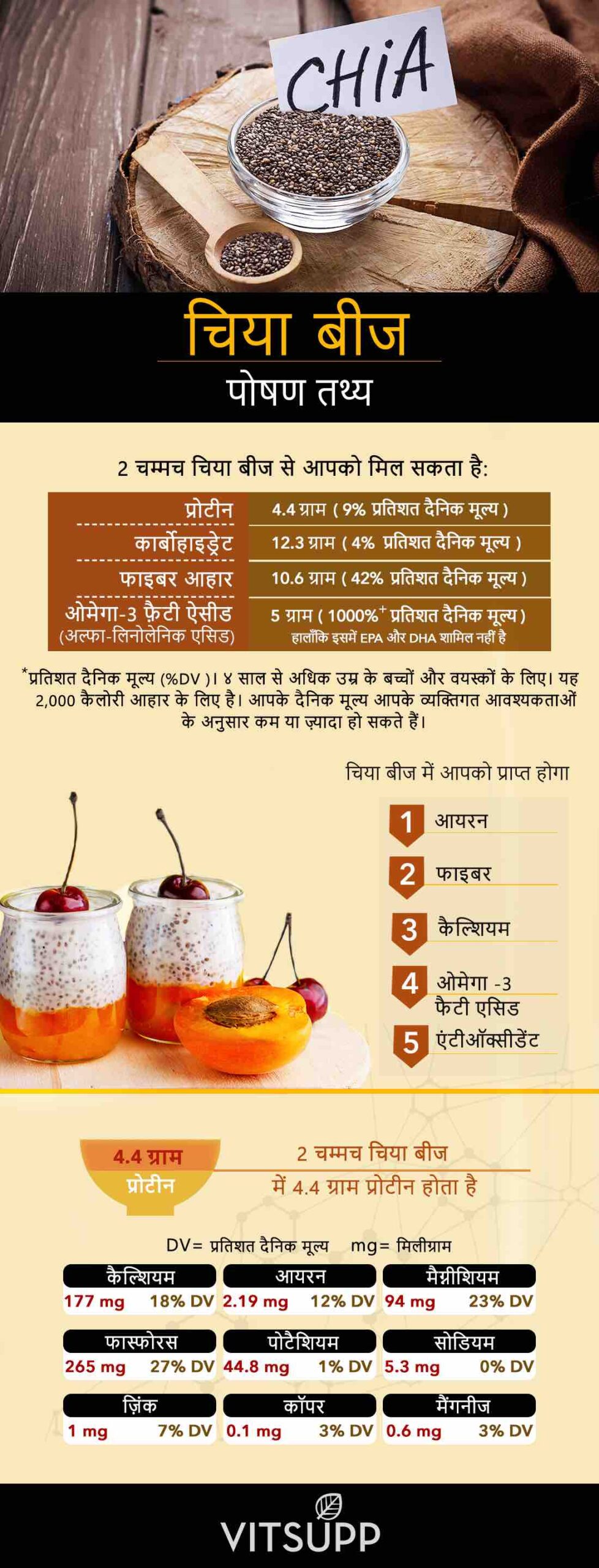 चिया सीड पोषण