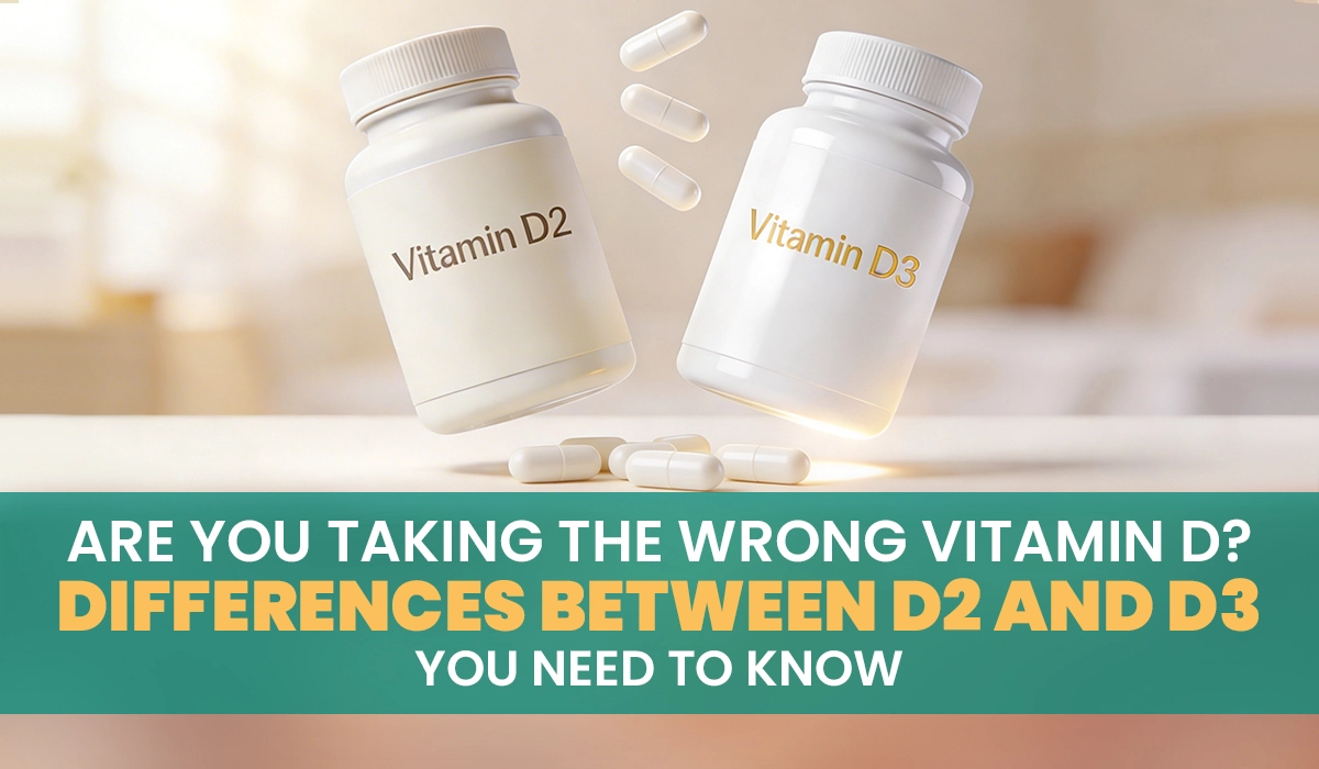 Are You Taking the Wrong Vitamin D? Differences Between D2 and D3 You Need to Know