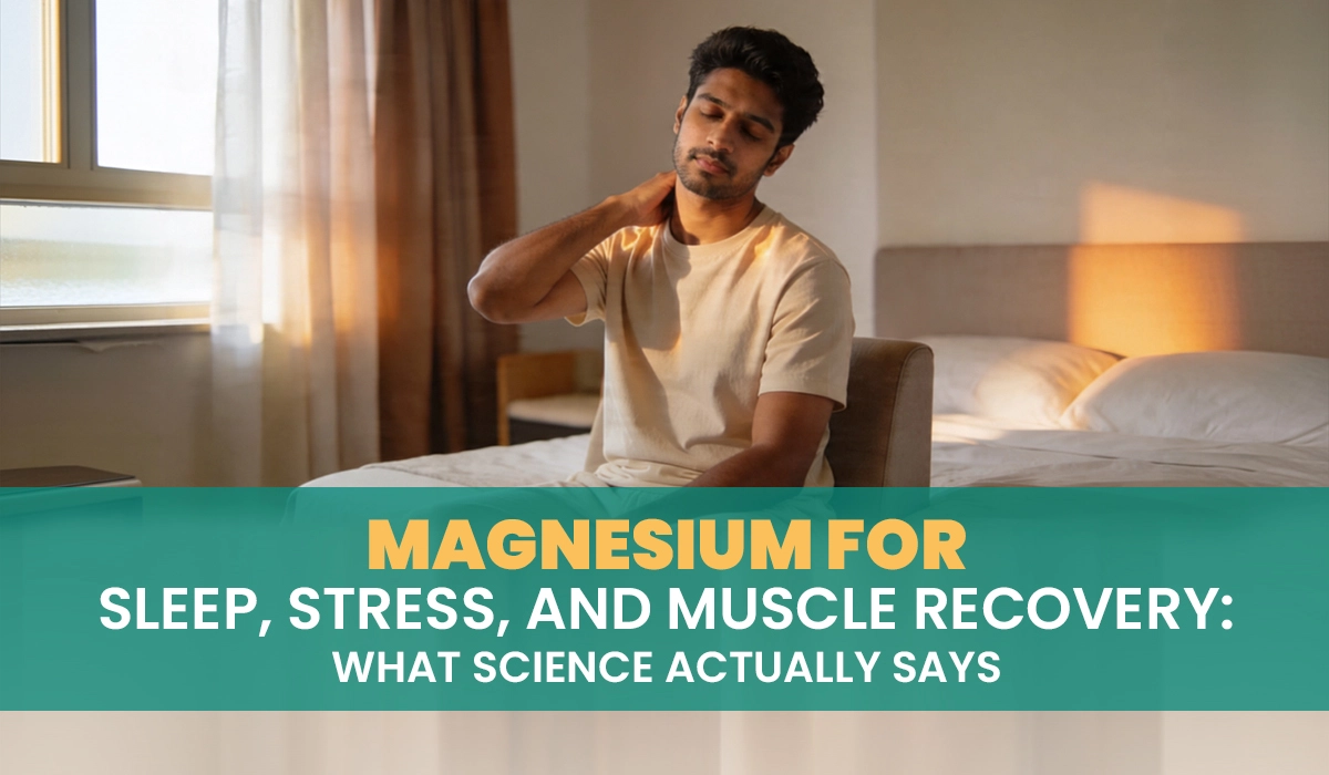 magnesium for muscle recovery, sleep, stress