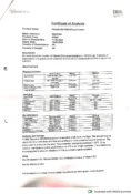 Lichen derived Vitamin D3 COA