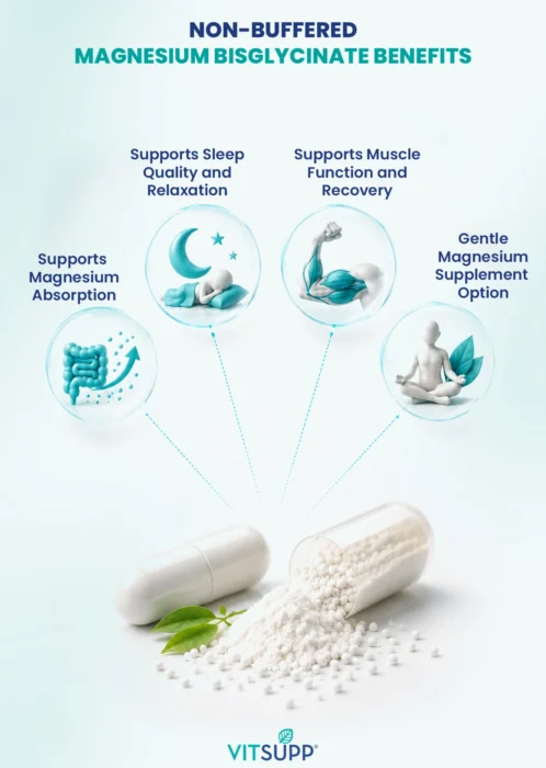 Non-Buffered Magnesium Bisglycinate Benefits