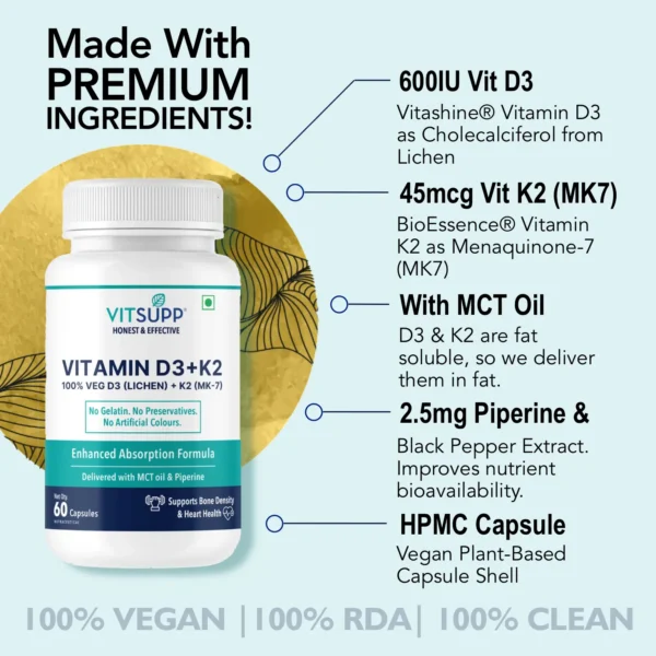 vitamin d3+k2 - made with premium ingredients