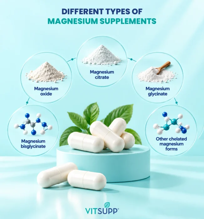 Magnesium linked to key body functions, showing how it supports muscles, nerves, energy and bones
